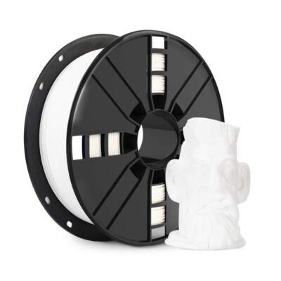 PLA Plus (PLA+) Filament 1.75mm with 20g Cleaning Filament White New