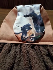 Set of 2 Handmade Hanging Kitchen Towels