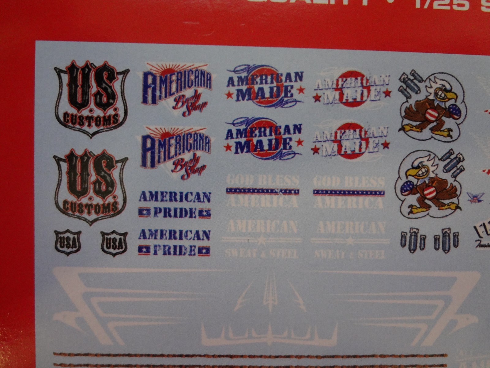 AMT Custom & Competition Water Release Decals 