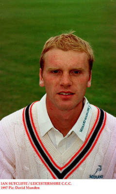 Ian Sutcliffe Leicestershire CCC Old Player Cricket Photo