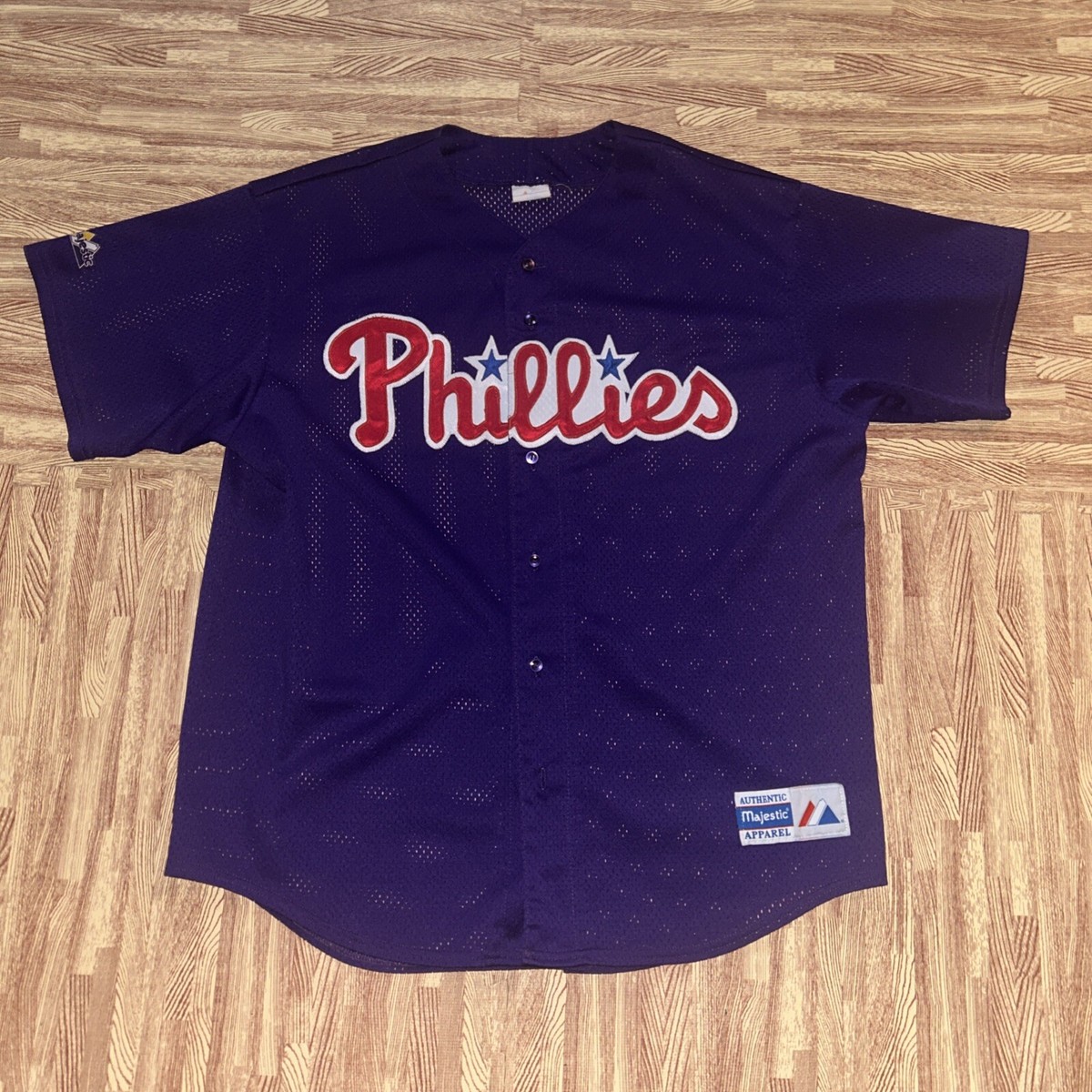 ウェア Majestic MLB Philadelphia Phillies Philadelphia Phillies Jersey Vintage Majestic Men Large USA