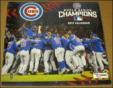 Calendario de 12 meses 2017 Chicago Cubs Campeones de la Serie Mundial 2016 Javier Báez Ross
