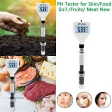 0-14PH Digital LCD PH Measure Pen PH Tester for Skin Food Soil Fruits Meat Test
