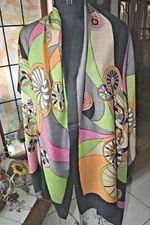 ARTISTIC colorful PRINT~SILK CASHMERE DESIGNER PASHMINA SHAWL~16 DESIGNS CHOICE