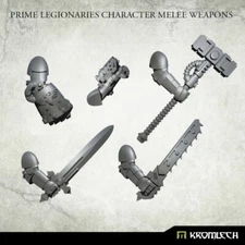 Prime Legionaries Character Melee Weapons x5-Kromlech- Power Fist Hammer Sword