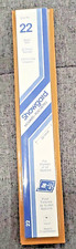 Showgard Stamp Black Mounts size #22  215mm by 22mm  **18 strips**