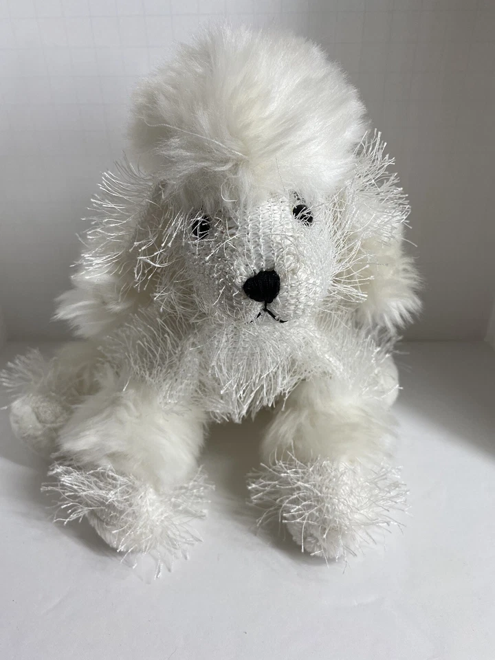 Ganz Webkinz WHITE POODLE Plush Puppy Dog Stuffed Animal NO CODE 7 Inch - Image 4 of 4