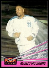 1993-94 Stadium Club #10 Alonzo Mourning BASKETBALL Charlotte Hornets
