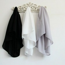 Women Chiffon Short Petticoat Shirt Extender Half Slip Skirt Underskirt