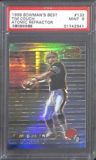 1999 Bowman's Best Atomic Refractor #132 Tim Couch No 21 of 100 PSA 9