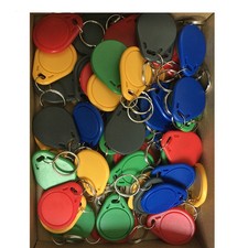 RFID 125KHz Writable Rewrite T5577 Keyfobs Proximity Access Tags 50 Pcs