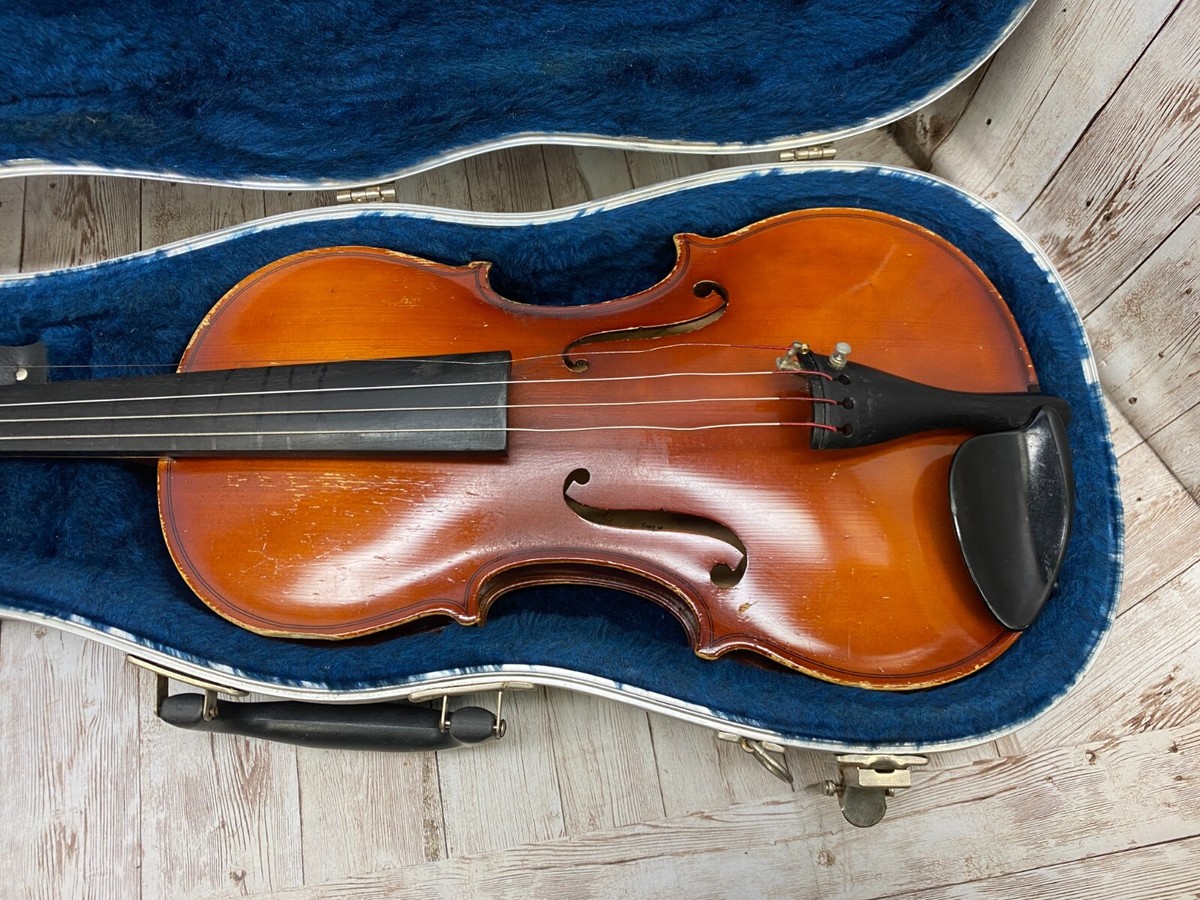 Glaesel Shop Adjusted VI401E4 4/4 Violin w/Hard Shell Case
