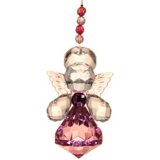 Angel of Healing Acrylic Pink Crystal Ornament Sun-catcher  Sympathy  3" Ganz