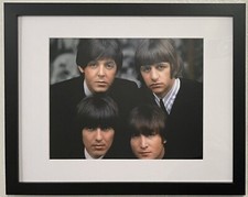 New Framed And Matted 8x10 Color Photo of The Beatles.