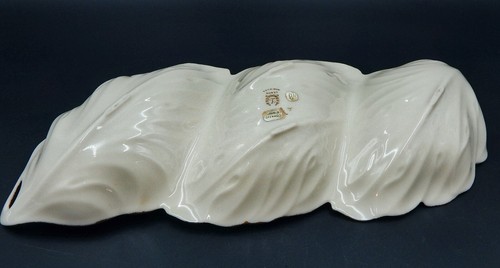 Lenox Tripoli Leaf Three Section Serving Dish Platter 24K Gold Trim Relish USA - Picture 9 of 11
