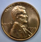 1958 D Uncirculated Copper Lincoln Cent BU Penny Wheat Cent Nice Denver Coin