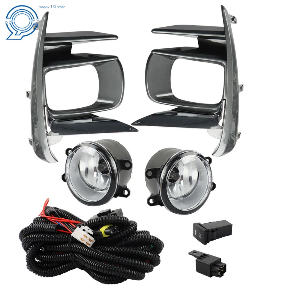 Fit For Toyota Sienna 2018-2020 Front Bumper Fog Lights Lamps Left+Right Side - Изображение 2 из 4