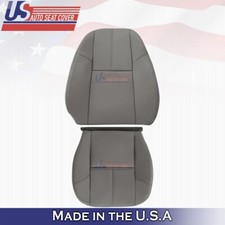 2007 To 2014 For Chevy Silverado Wt Driver Topbottom Vinyl Seat Cover Dark Gray