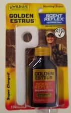 Wildlife Research Golden Estrus Hunting Scent includes two keys