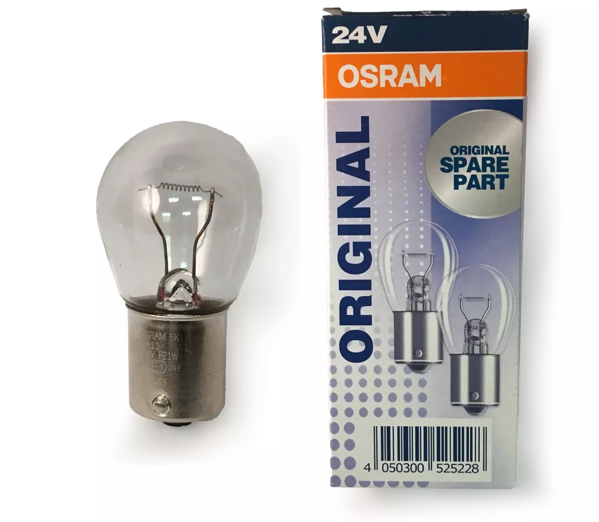 New OSRAM 24V 21W Original Spare Signal Bulbs 93 Yellow Lamp Bulb