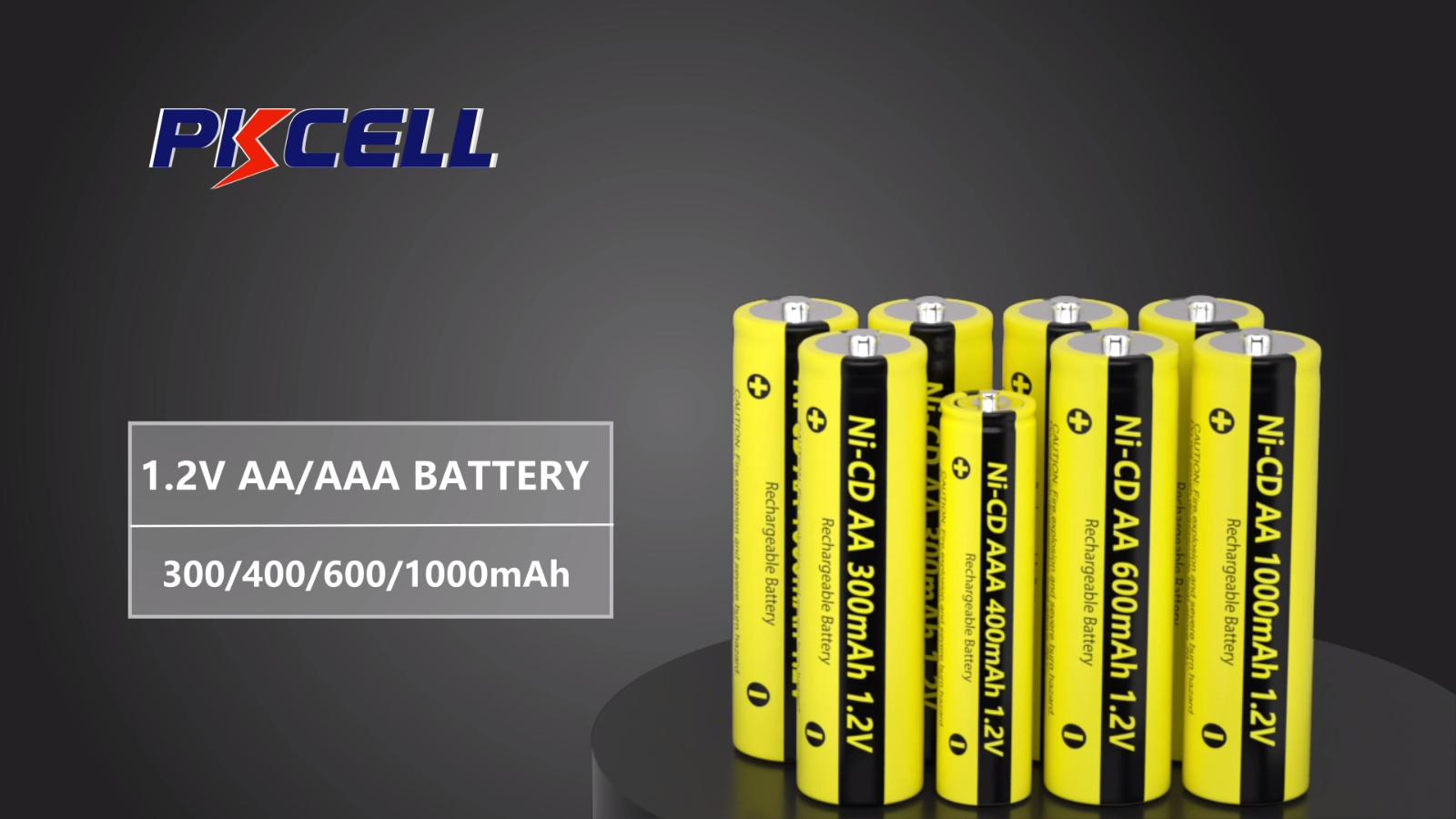 Rechargeable AA AAA Battery for Solar Garden Light NiCd 1.2V Battery