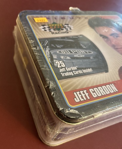 Vtg Jeff Gordon #24 Lunch Box Upper Deck Racing Tributes w/25 Trading Cards 2000 - Picture 5 of 10