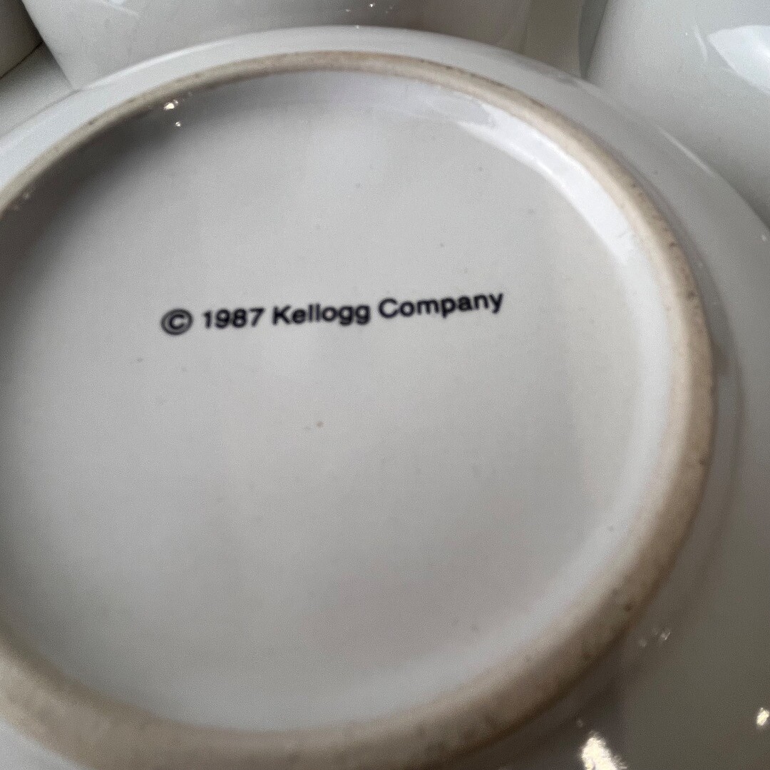 Kelloggs Cereal Bowls Bundle x10 1987 Complete Set WRDC eBay