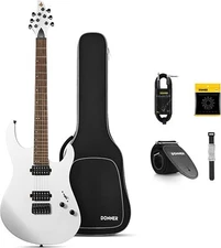 Donner DMT-100 Electric Guitar 24 Frets H-H Pickup Solid Body With Gig Bag Strap