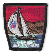 BSA TRAPPER TRAILS COUNCIL CAMP HUNT 2013 HIGH ADVENTURE POCKET PATCH