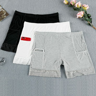 BOXER donna pantaloni vita alta shorts intimo anti sfregamento LADY  Mutandine 1pc | eBay