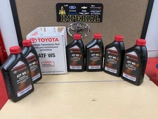 TOYOTA GENUINE OEM WORLD STANDARD WS TRANSMISSION FLUID 6 PACK 00289ATFWS