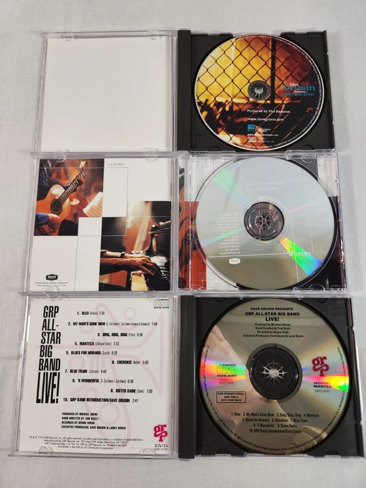Dave Grusin 5 CD LOT Blues Latin Big Band Contemp Smooth Jazz... Discs NEAR MINT Foto 3 de 4