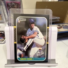 Donruss 1987 David Cone #502 Kansas City Royals Rookie Baseball Card