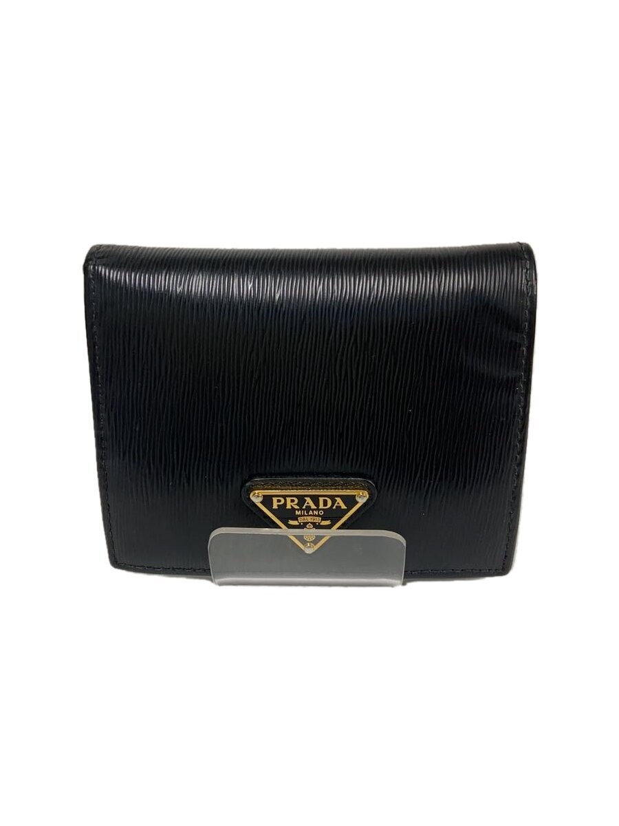 Prada Saffiano Leather Black Bifold Wallet