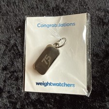NEW Weight Watchers Charm celebrating 75 lb weight loss