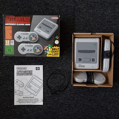 SNES Mini Konsole Super Nintendo Classic Mini Spielkonsole + 2 Controller OVP