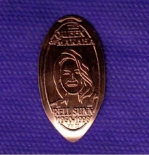 HAWAII RELL SUNN 1950-1998 Women's Surfing Elongated Pressed Copper Penny