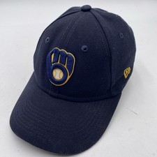 Milwaukee Brewers Child Hat New Era 9Forty Strapback Blue Cleaned SEE PICS