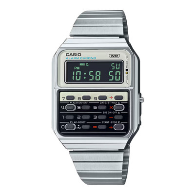 CASIO CA-500WE-7BDF UHR DIGITAL TASCHENRECHNER 34X42mm UNTERPREIS
