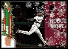2020 Topps Holiday Jaylin Davis Rookie San Francisco Giants #HW20