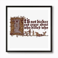 I'M Not A Bitcher Art Print Framed Wall Art Poster Canvas Print Picture