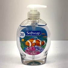NEW Vintage SoftSoap Aquarium Series Fish Panel Inside 7.5 oz Hand Soft Soap