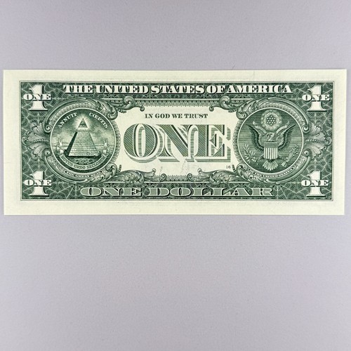 Uncirculated Quad 0s Pairs Together 1s 5s Trinary Fancy Serial Number Dollar - Picture 6 of 6