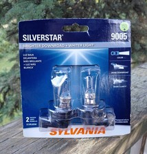 Sylvania Silverstar 9005 St.bp2 Pair Set Headlight 2 Bulbs New Ships Free Usa