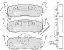 Kit pastiglie freno Motaquip freno a disco LVXL1297 Frontier per Nissan Navara NP300