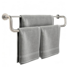 Biuiuiu Double Towel Bartowel Rack For Bathroom24 Inch Brushed Steel Towel