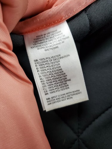 The North Face Isabella Backpack Black Pink Padded Outdoor - Picture 14 of 22