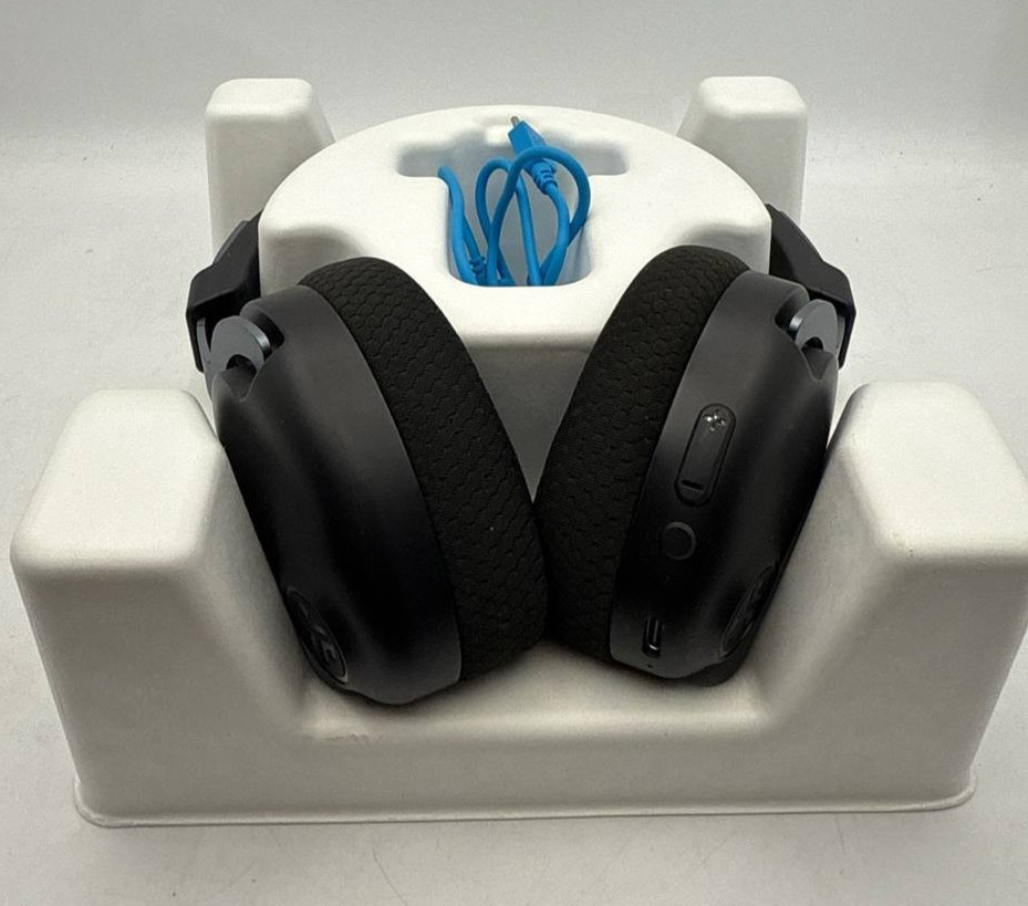 JLab JBuds Work Wireless Over Ear Headset Bluetooth Multipoint Boom Mic 60HR