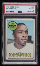 1969 O-Pee-Chee Joe Morgan #35 PSA 8 HOF 16ez