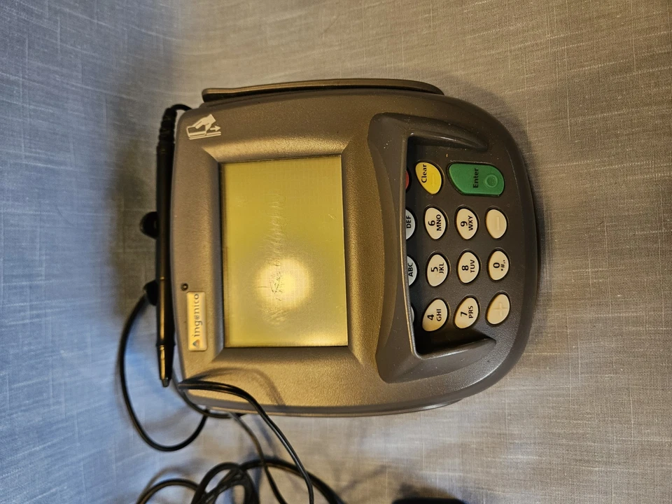 Ingenico I6550 Credit Card Reader And Signature Machine With Peripherals - Image 2 of 4